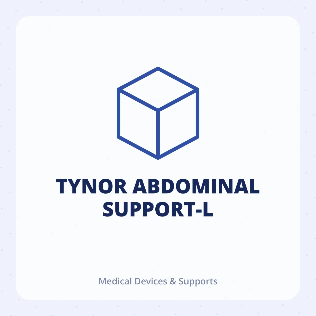 TYNOR ABDOMINAL SUPPORT-L 1X1