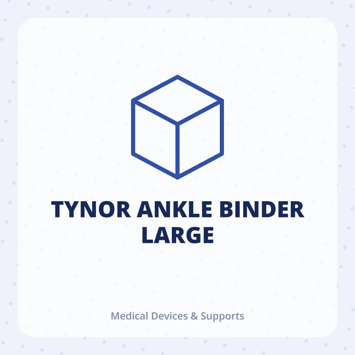 TYNOR ANKLE BINDER LARGE 1X1