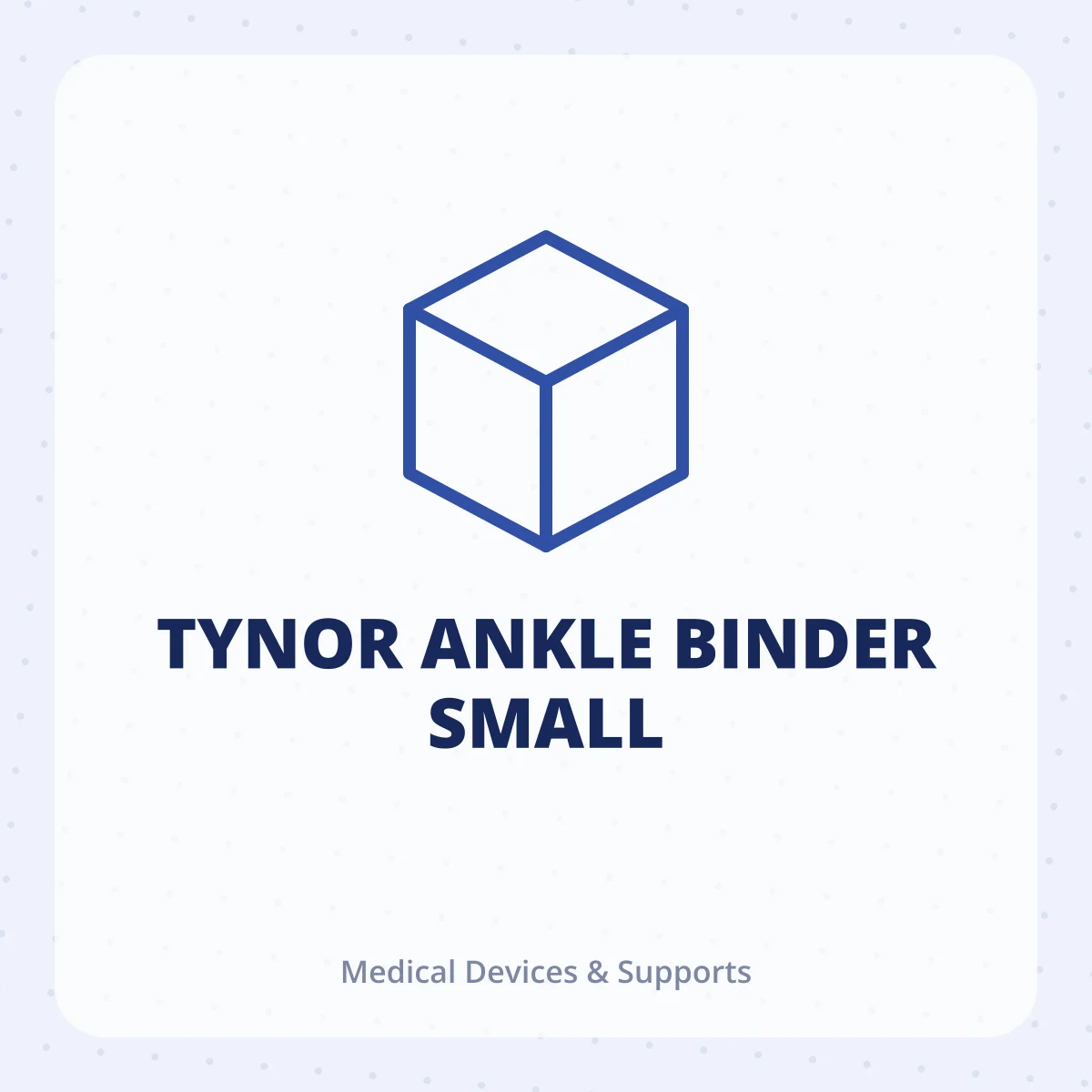 TYNOR ANKLE BINDER SMALL 1X1