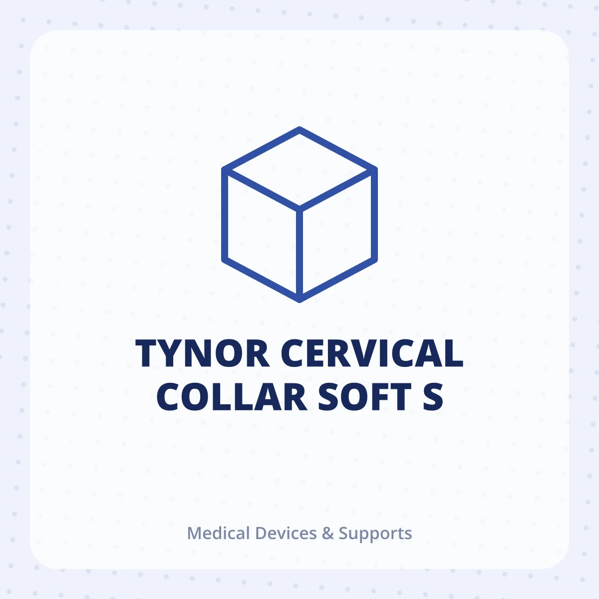 TYNOR CERVICAL COLLAR SOFT S 1X1