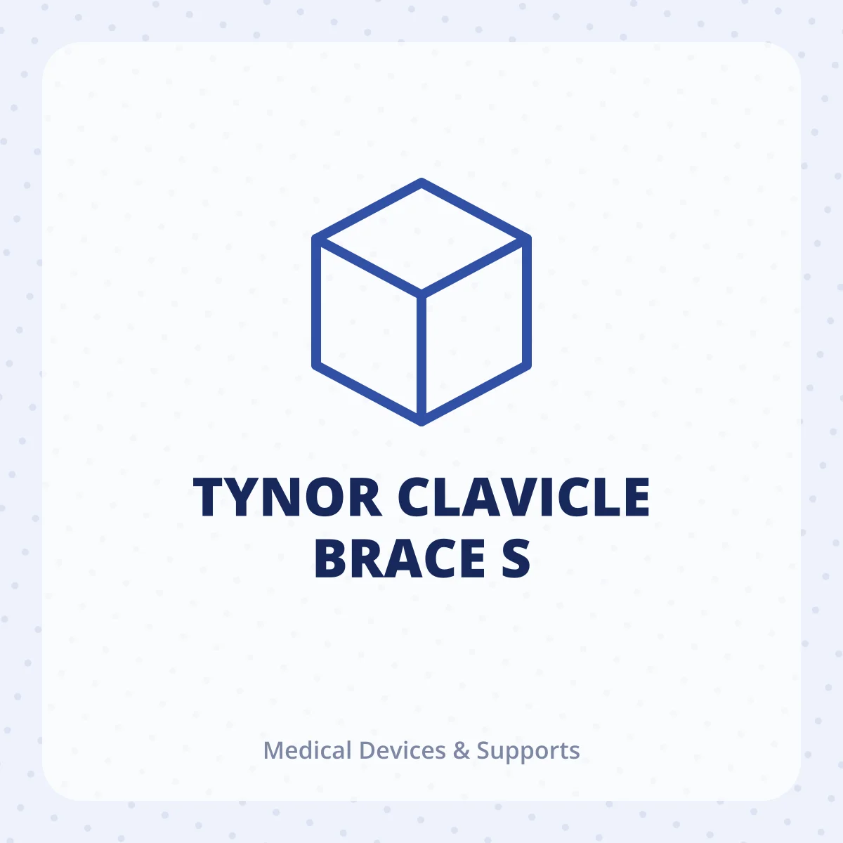 TYNOR CLAVICLE BRACE S 1X1