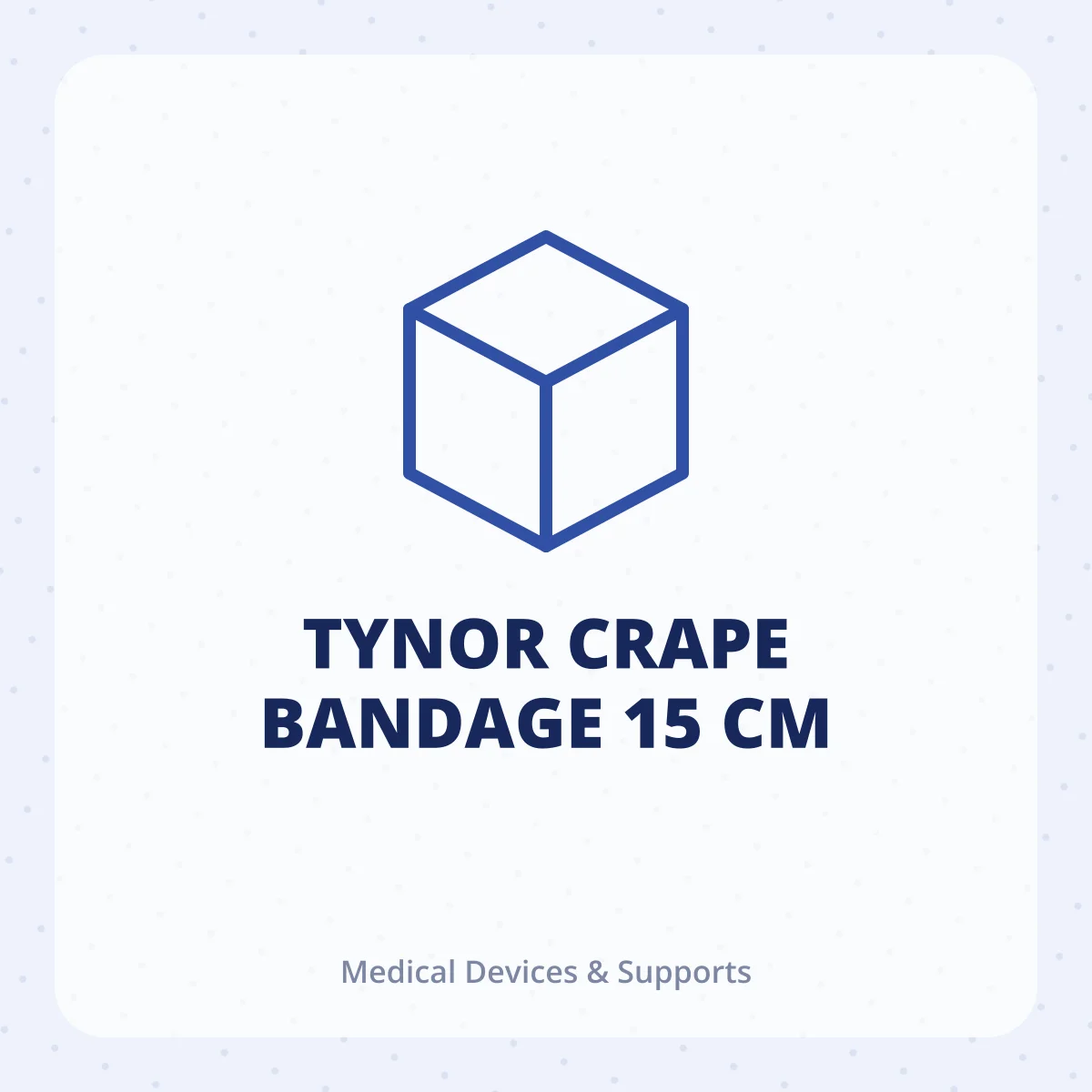 TYNOR CRAPE BANDAGE 15 CM 1X1