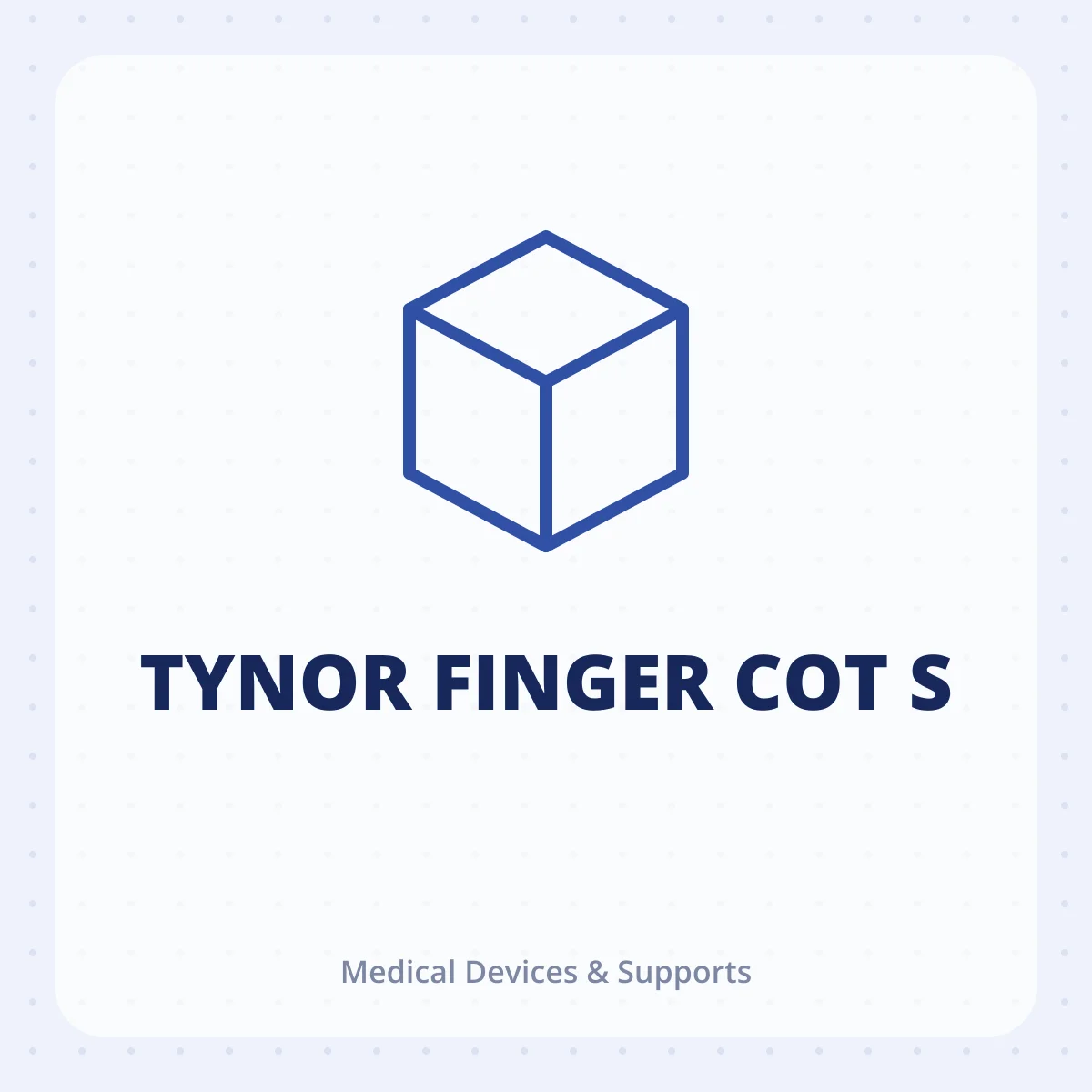 TYNOR FINGER COT S 1X1