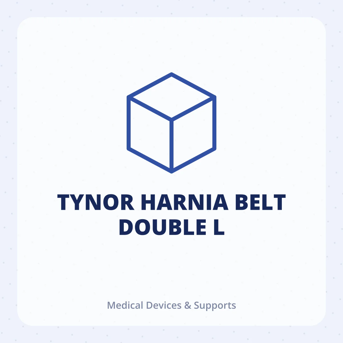 TYNOR HARNIA BELT DOUBLE L 1X1