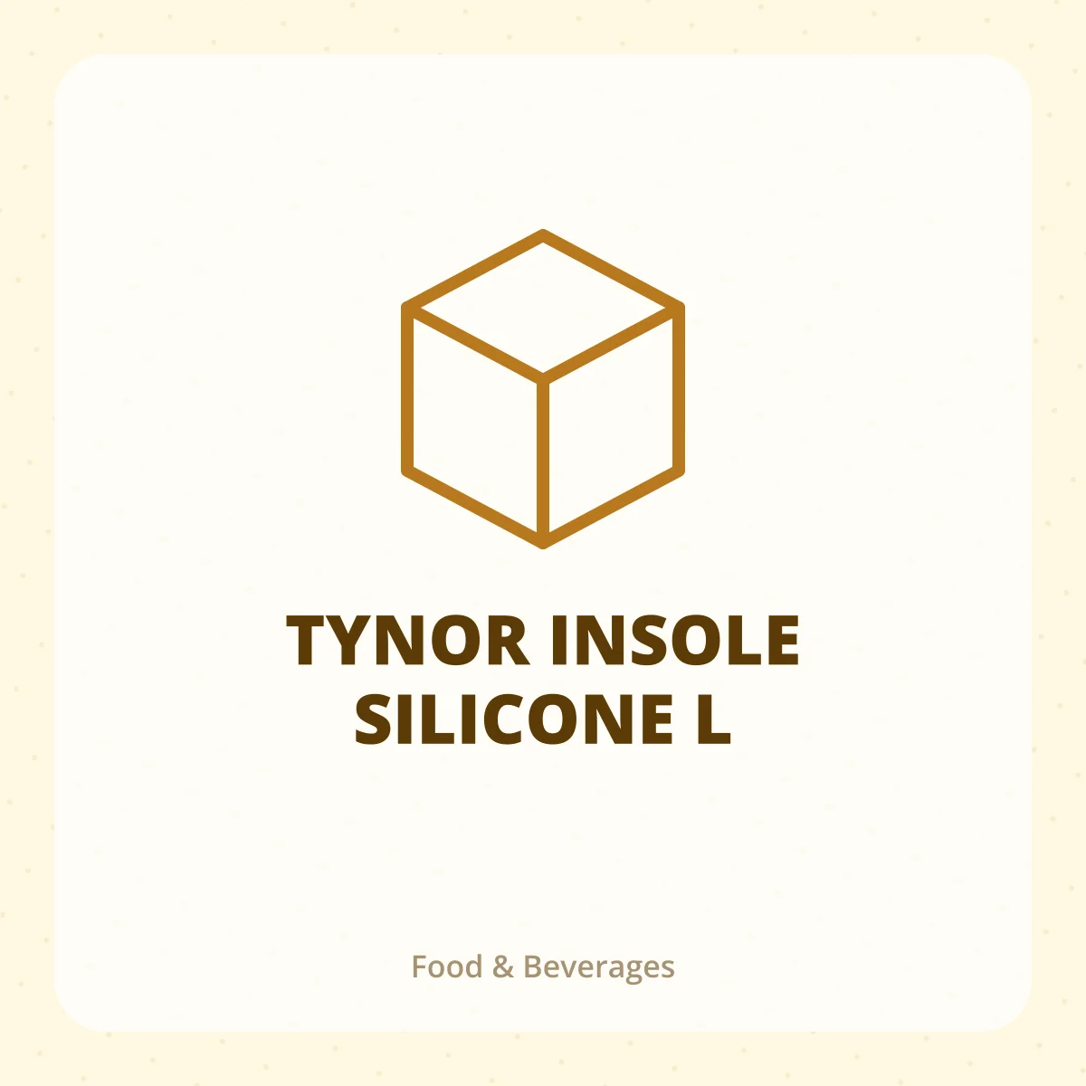 TYNOR INSOLE SILICONE L 1X1