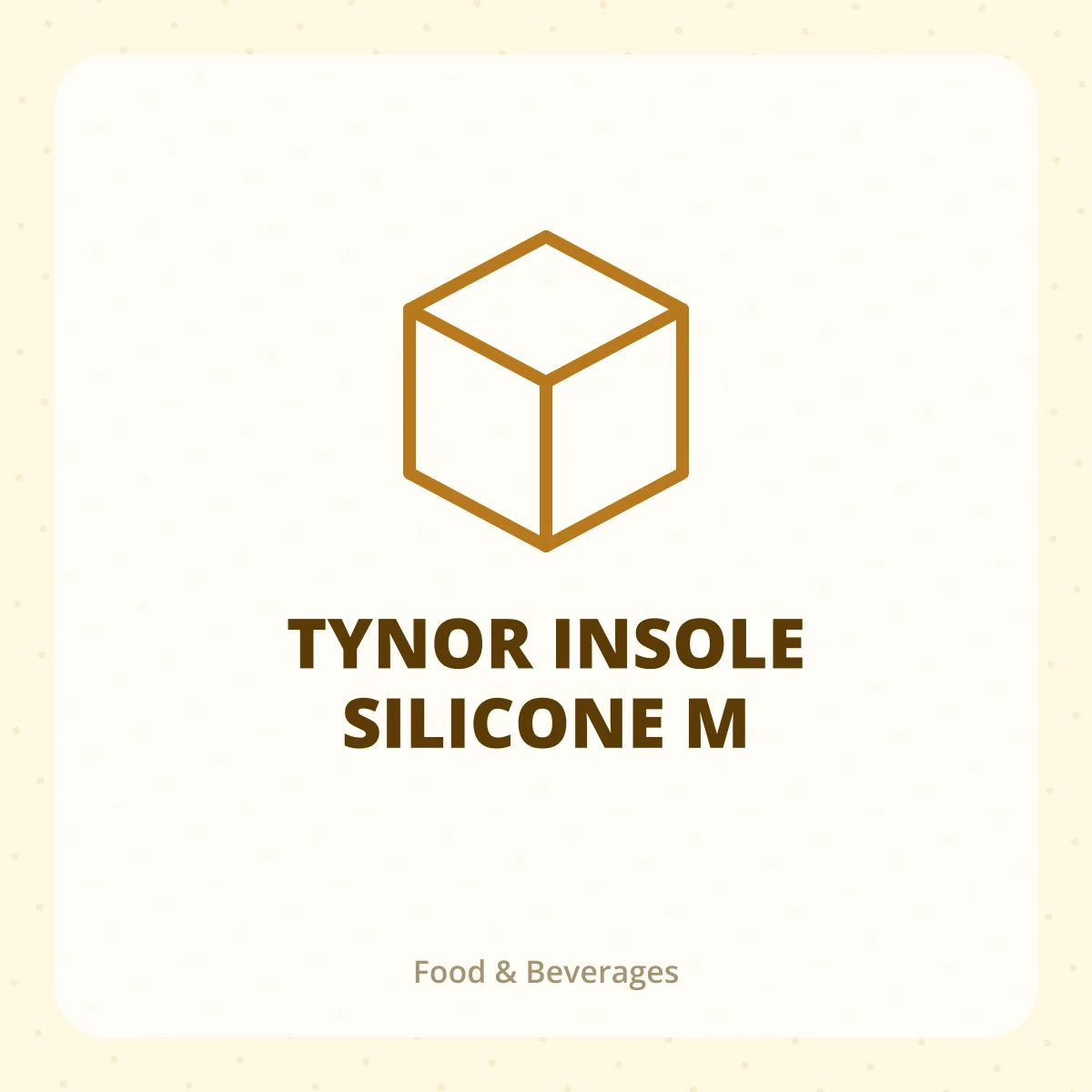 TYNOR INSOLE SILICONE M 1X1