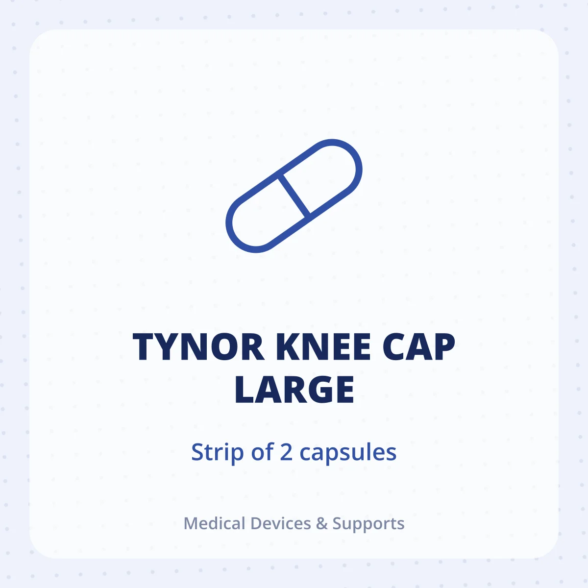 TYNOR KNEE CAP LARGE 1X2