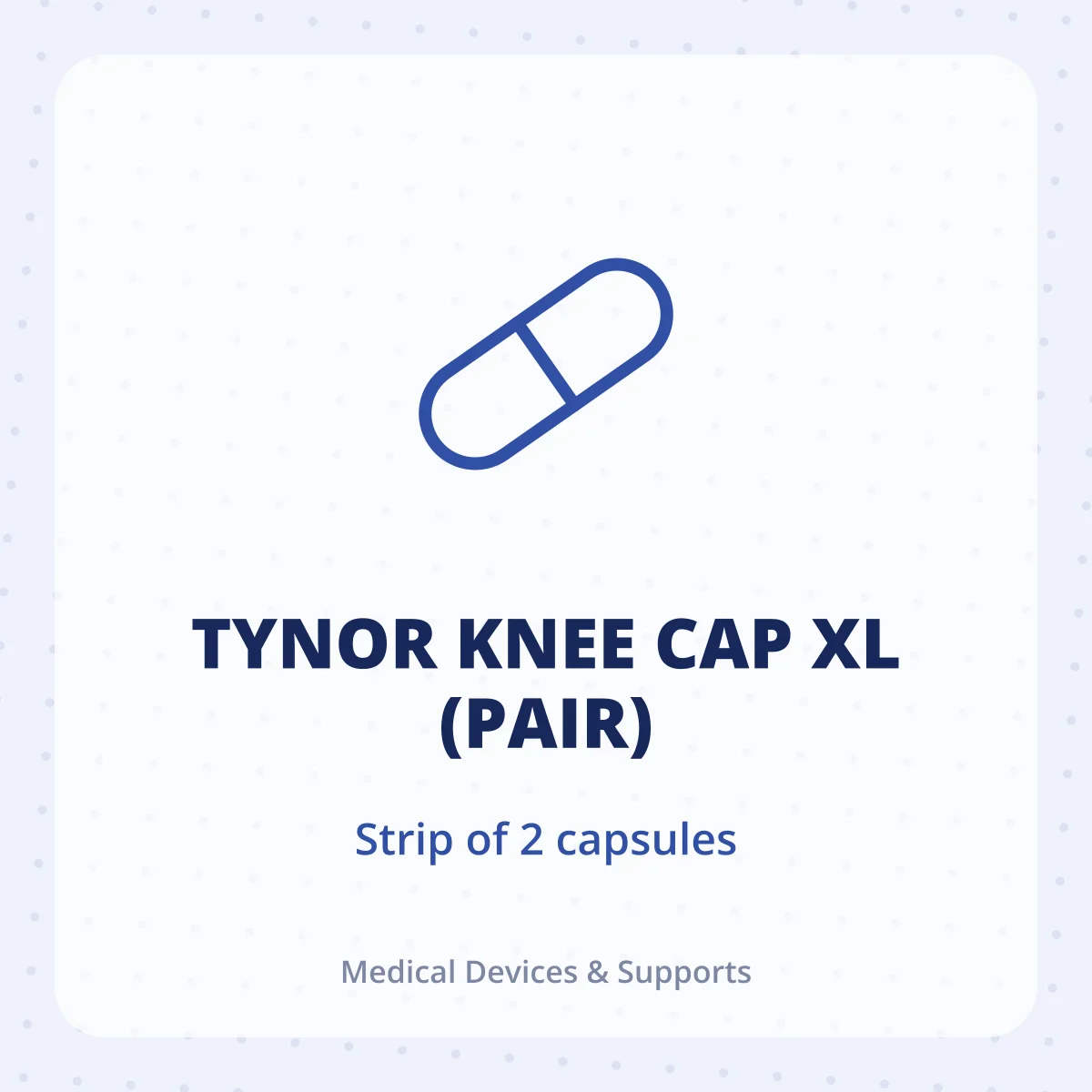 TYNOR KNEE CAP XL (PAIR) 1X2
