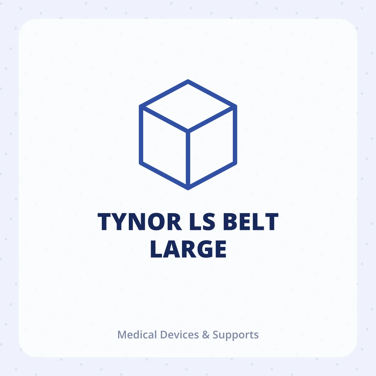 TYNOR LS BELT LARGE 1X1
