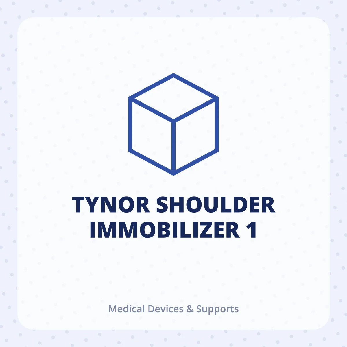 TYNOR SHOULDER IMMOBILIZER 1