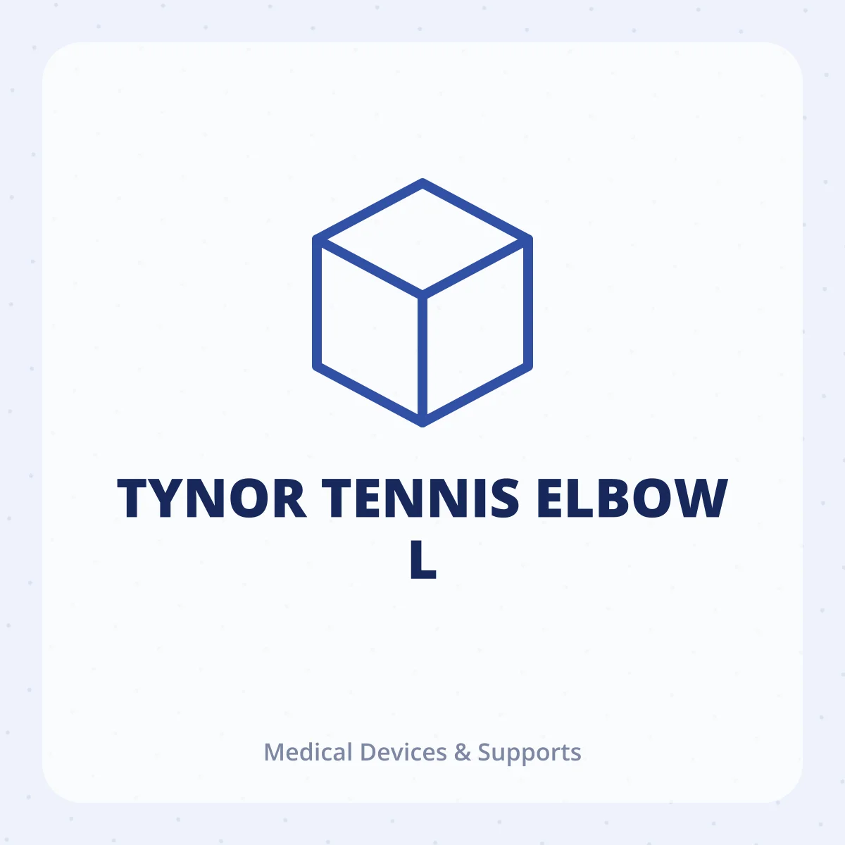 TYNOR TENNIS ELBOW L 1X1