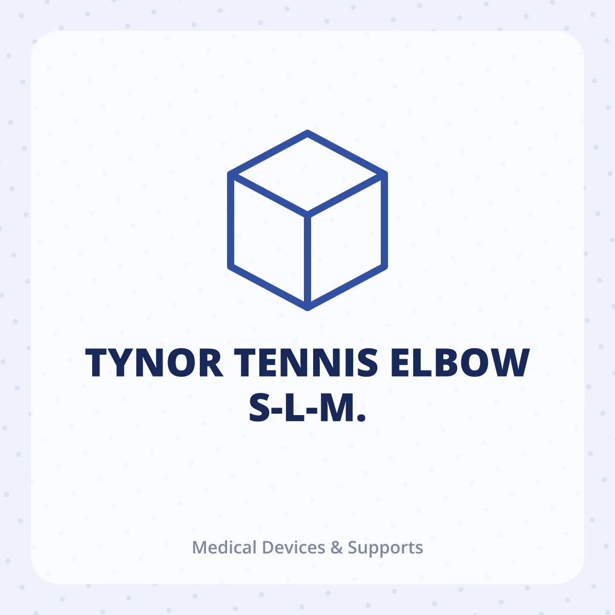 TYNOR TENNIS ELBOW S-L-M. 1X1