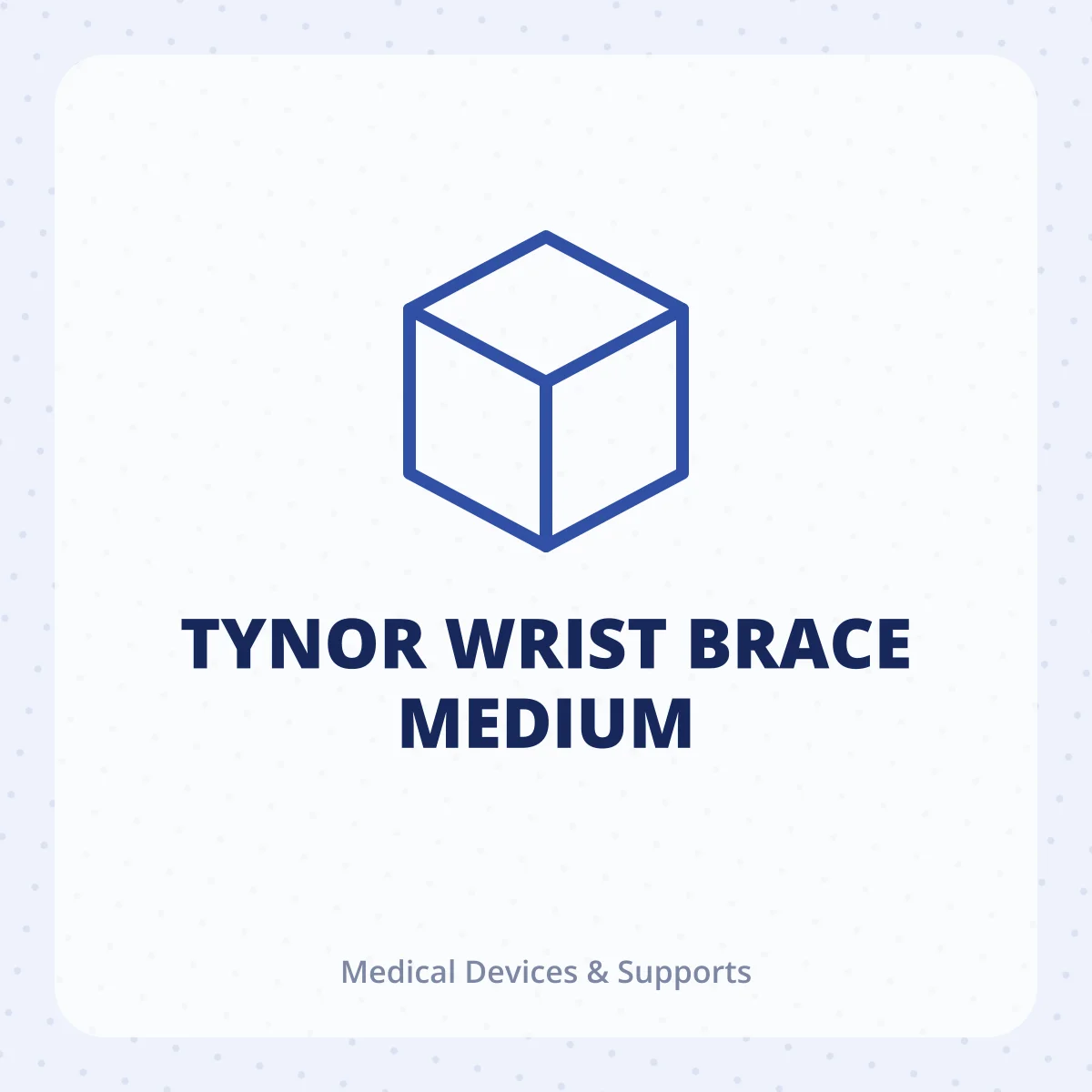 TYNOR WRIST BRACE MEDIUM 1X1