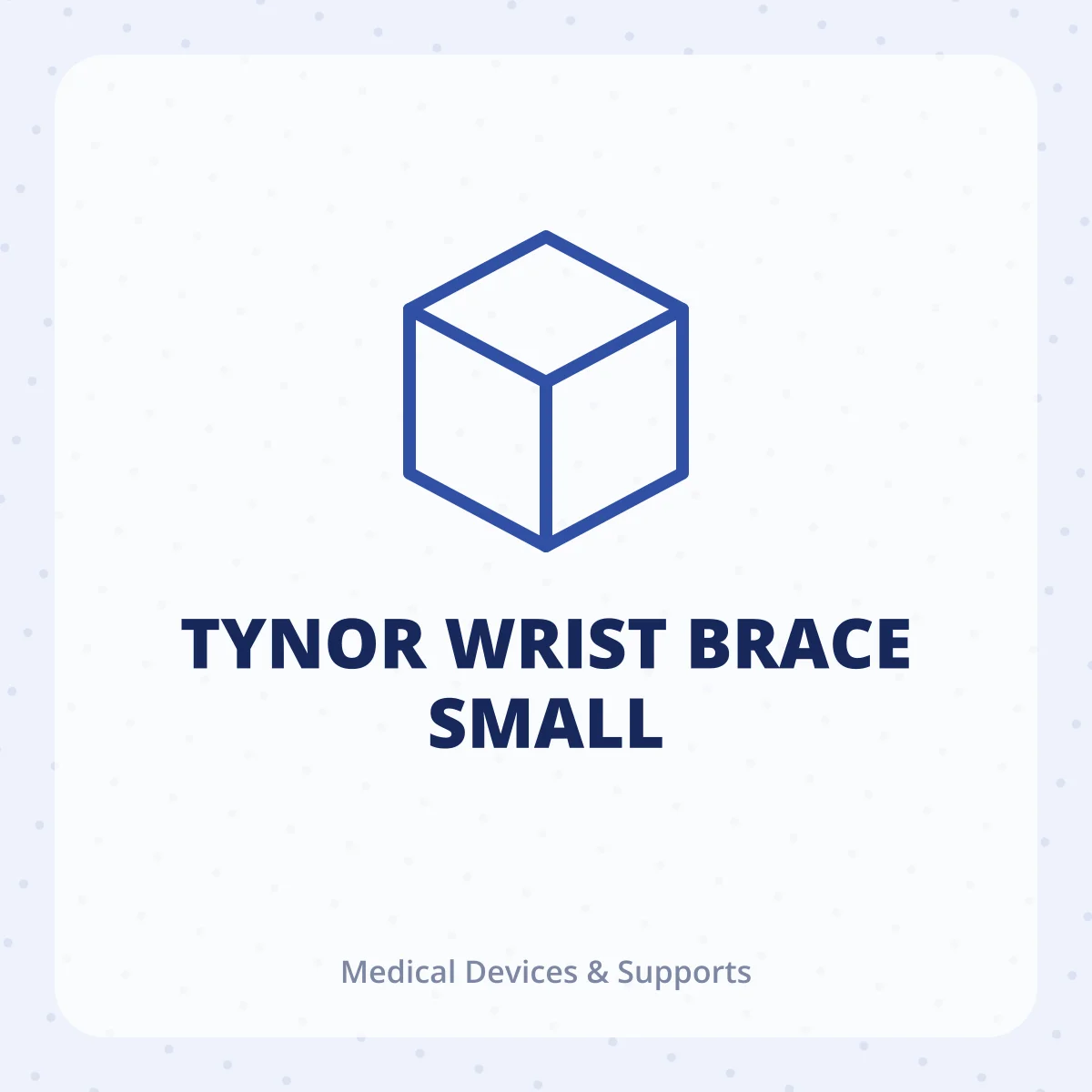 TYNOR WRIST BRACE SMALL 1X1