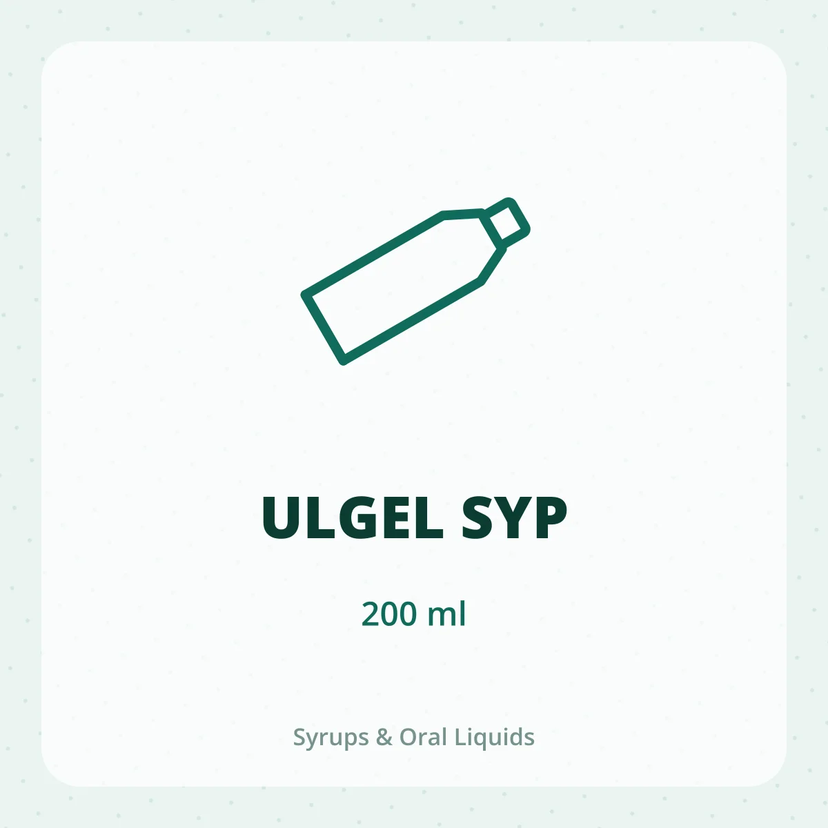 ULGEL SYP 1X200ML