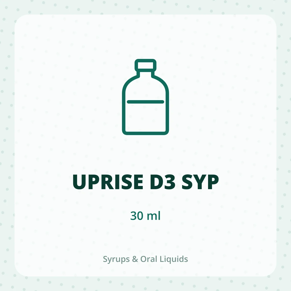 UPRISE D3 SYP 1X30ML