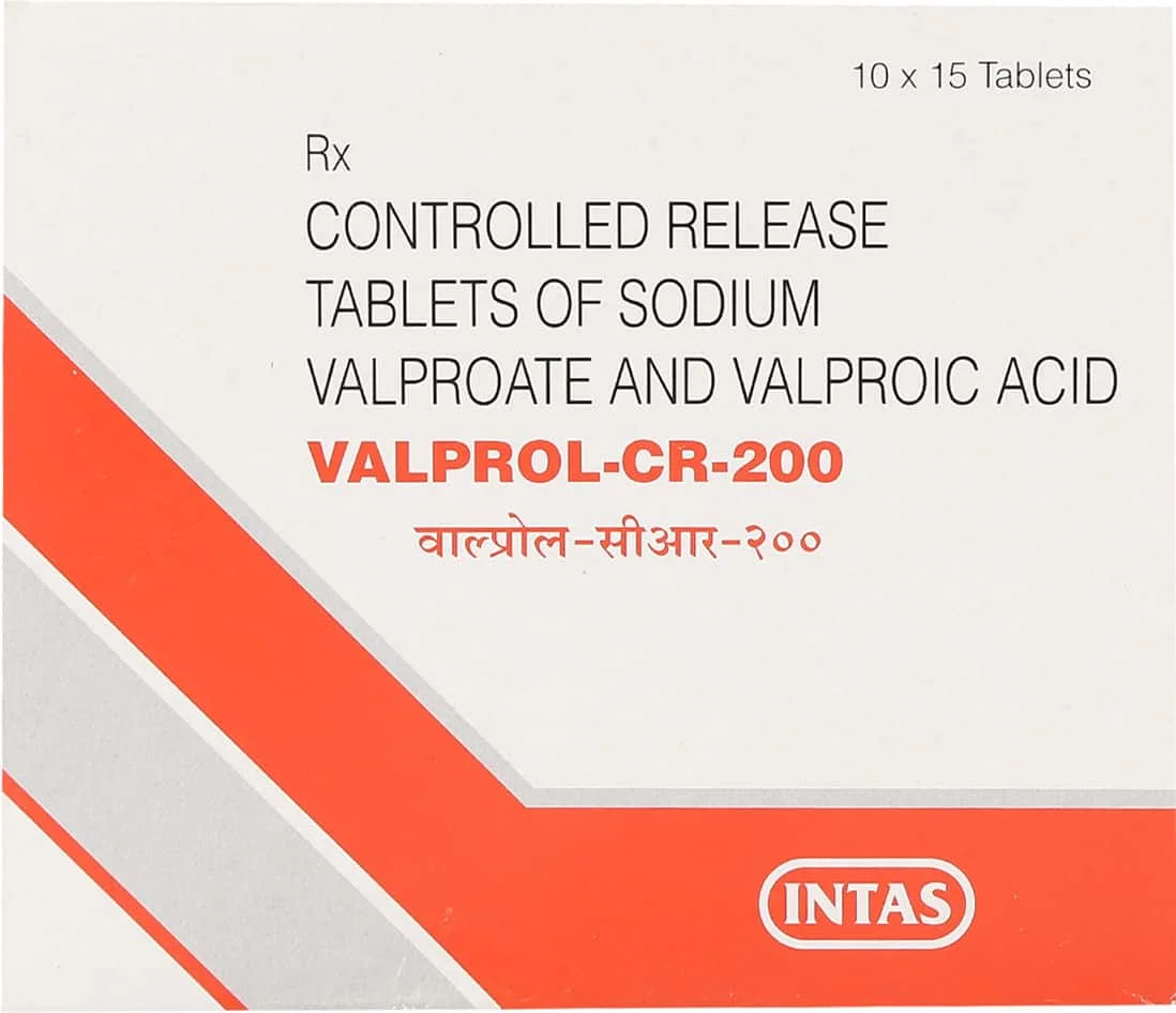 VALPROL CR 200MG TAB 1X15