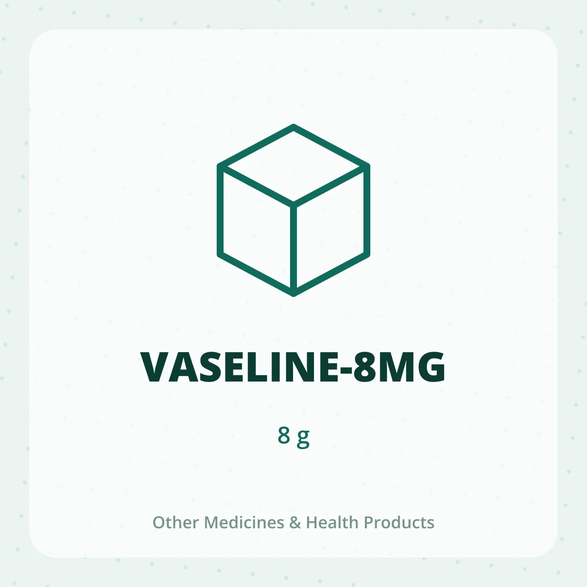 VASELINE-8MG 1X8GM