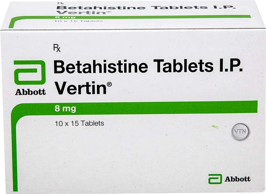 VERTIN-8MG TAB 1X15