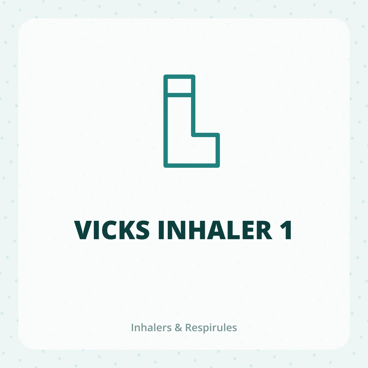 VICKS INHALER 1