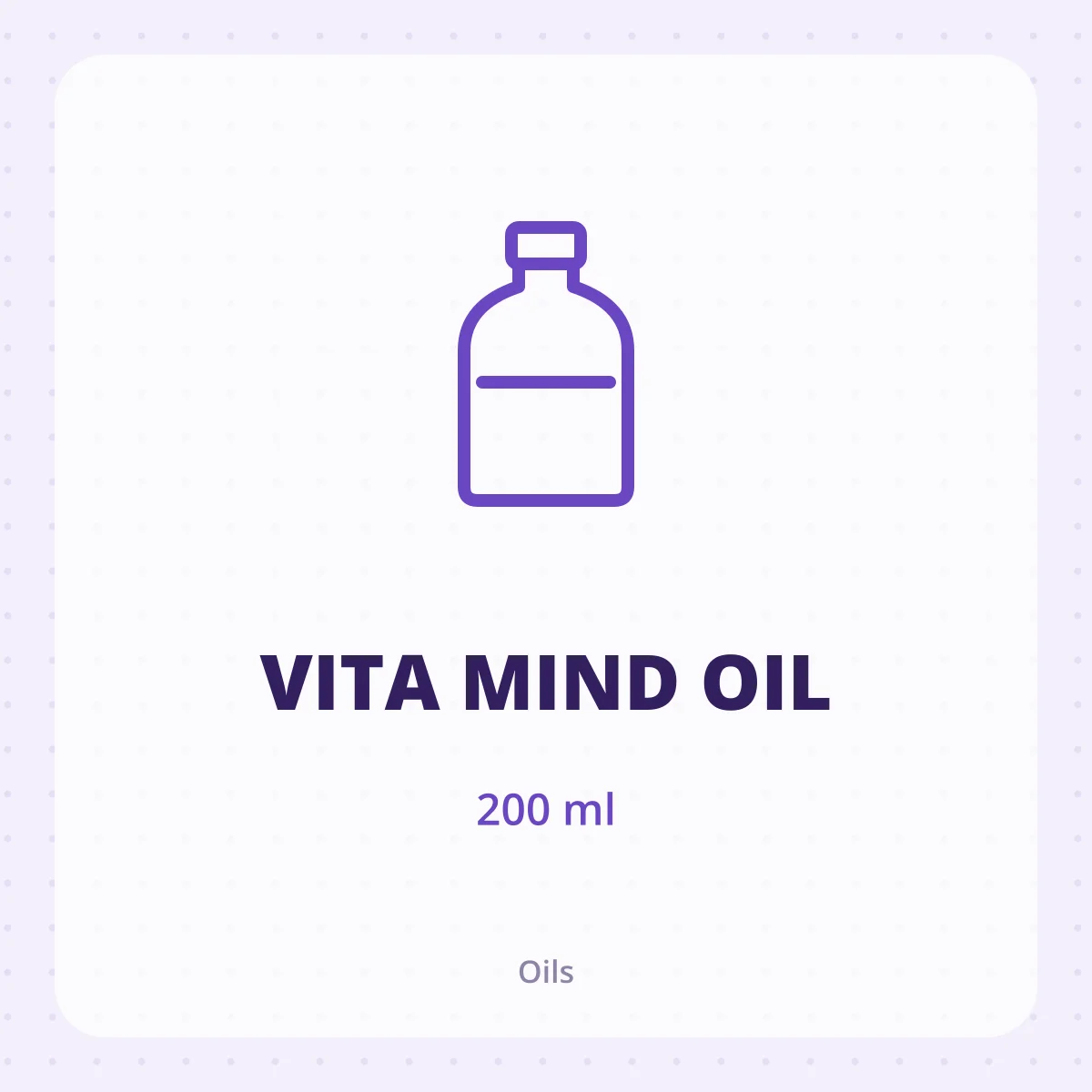 VITA MIND OIL 1X200ML