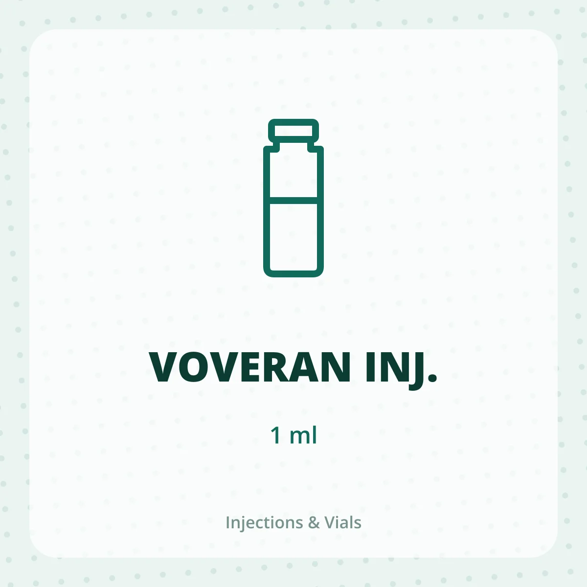 VOVERAN INJ. 1X1ML