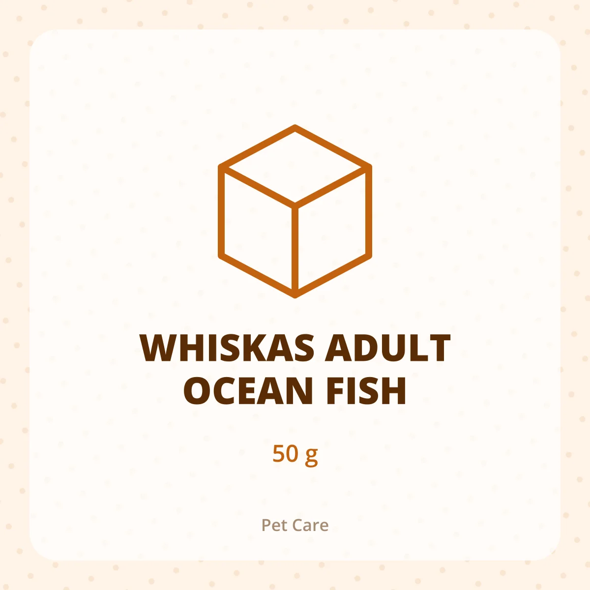 WHISKAS ADULT OCEAN FISH 1*50G