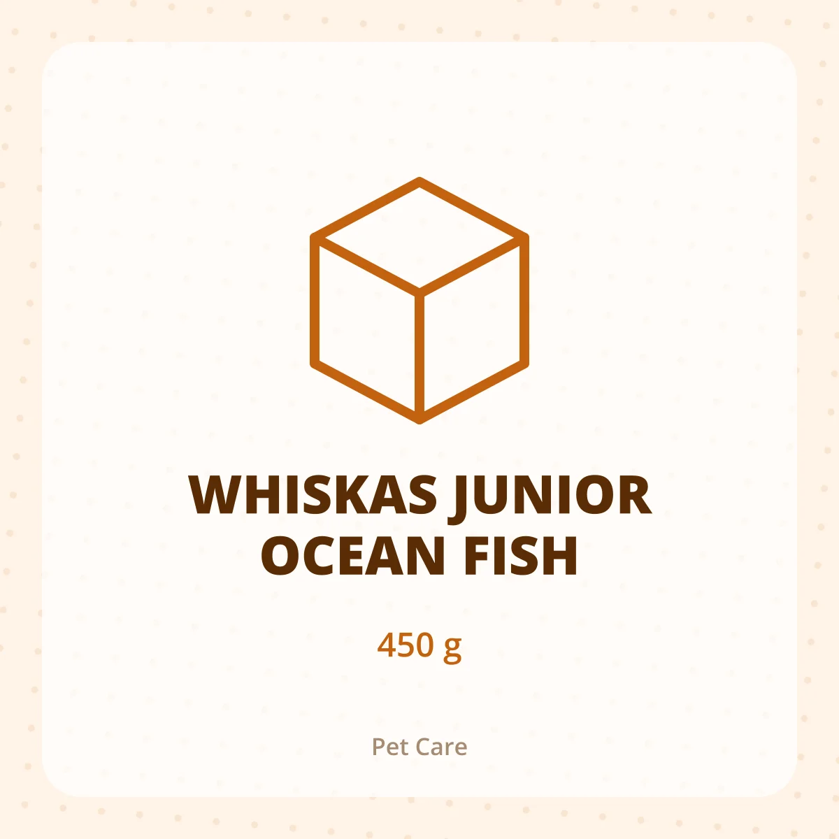 WHISKAS JUNIOR OCEAN FISH 1X450G
