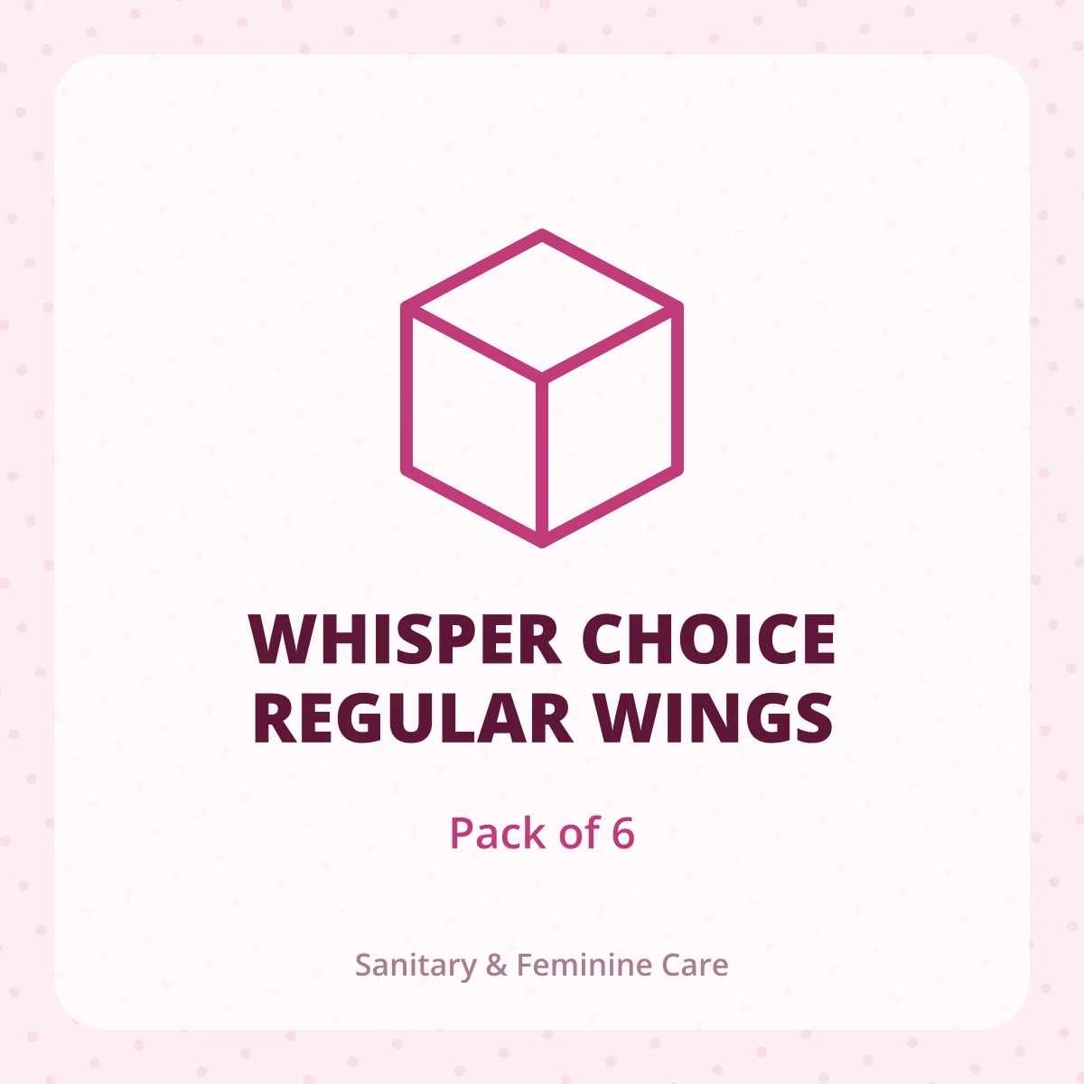 WHISPER CHOICE REGULAR WINGS 1*6