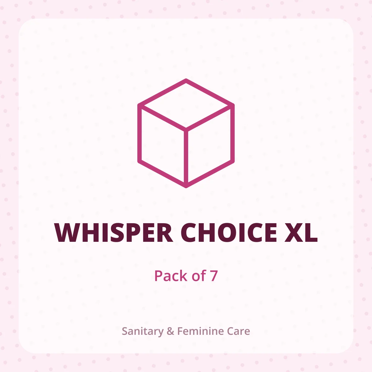 WHISPER CHOICE XL 1X7