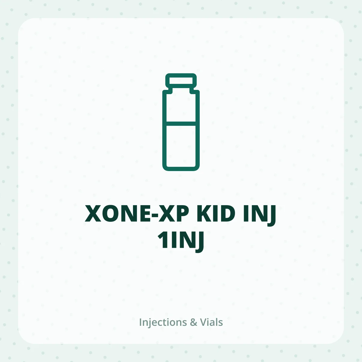 XONE-XP KID INJ 1INJ