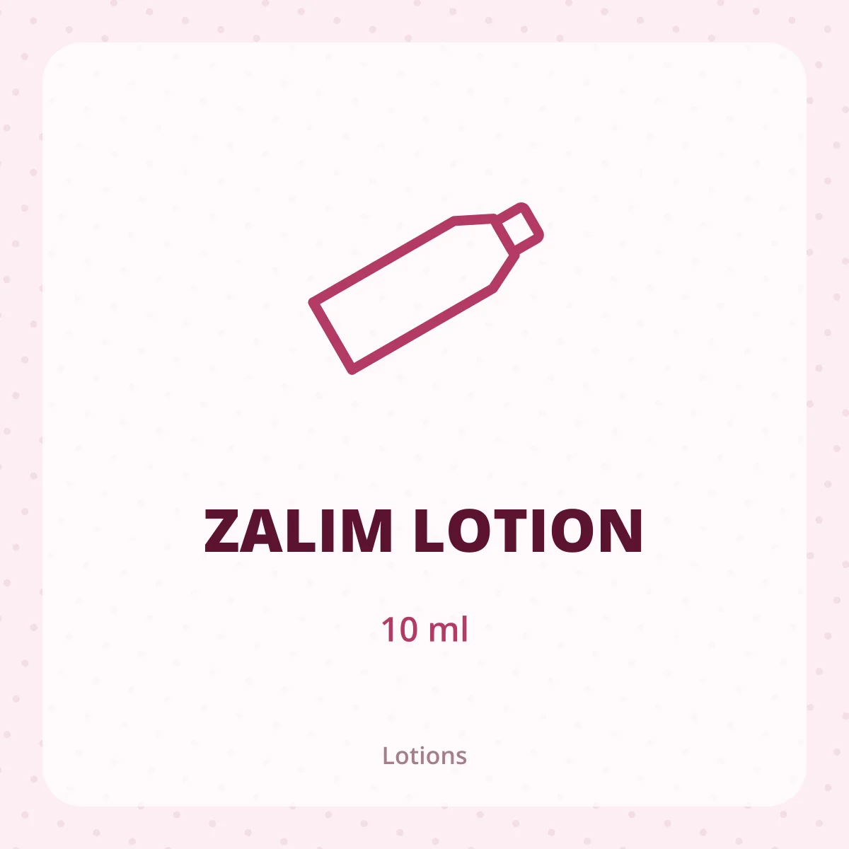 ZALIM LOTION 1X10ML