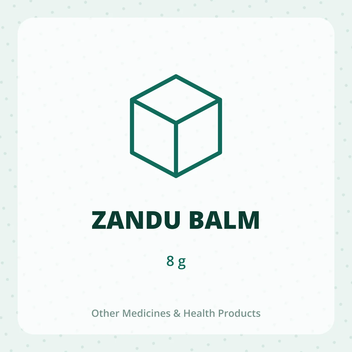 ZANDU BALM 1X8GM