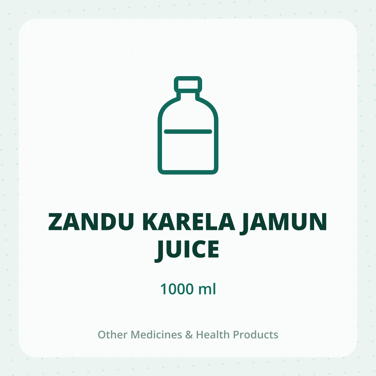 ZANDU KARELA JAMUN JUICE 1*1000ML