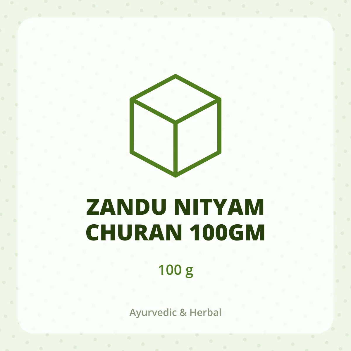 ZANDU NITYAM CHURAN 100GM 1*100GM