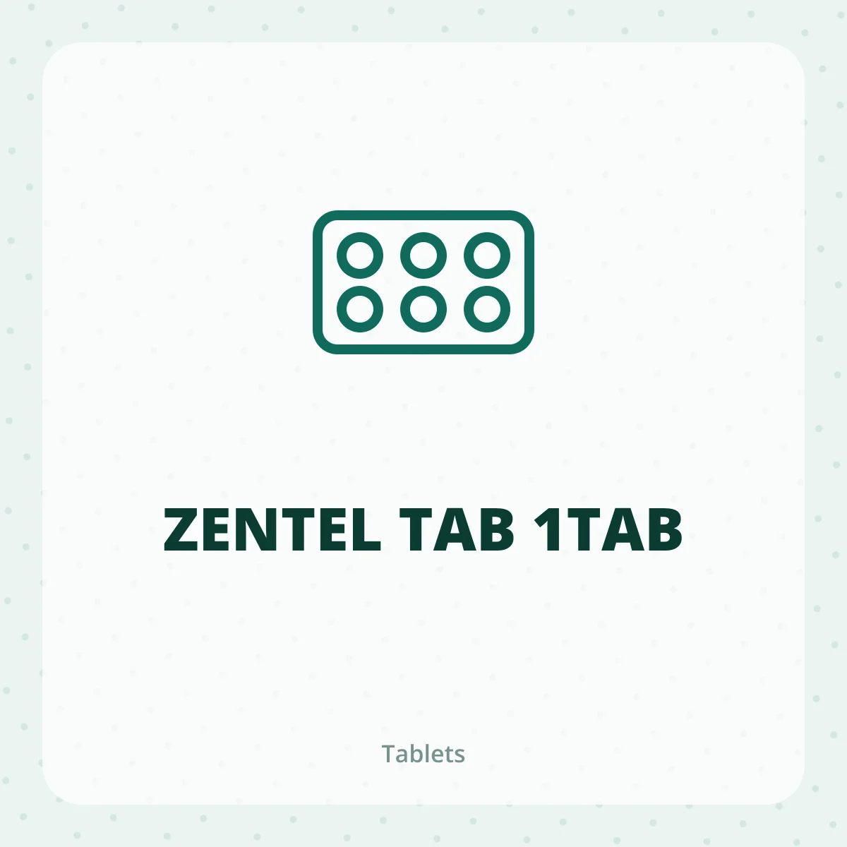 ZENTEL TAB 1TAB