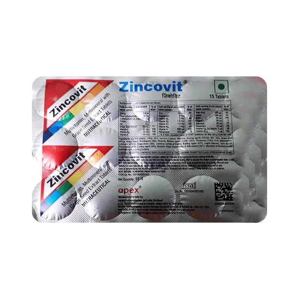 ZINCOVIT TAB 1X15