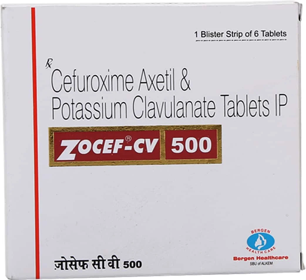 ZOCEF CV-500MG TAB 1X6