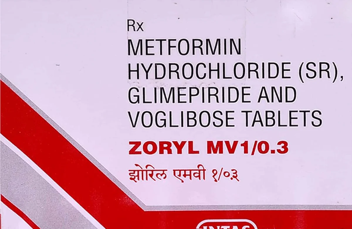 ZORYL-MV-1/0.3 MG TAB 1X10