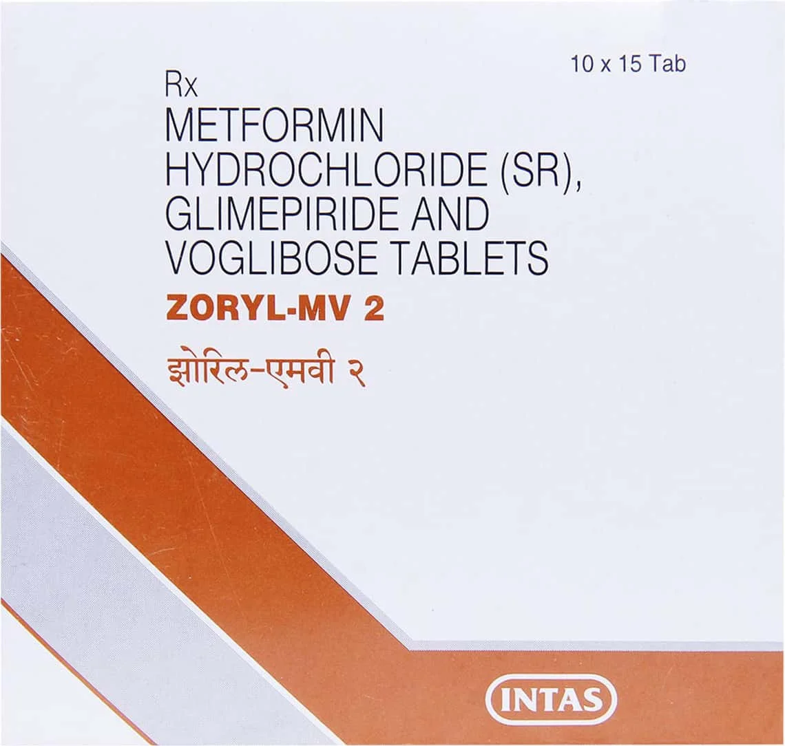 ZORYL MV-2MG TAB 1X15