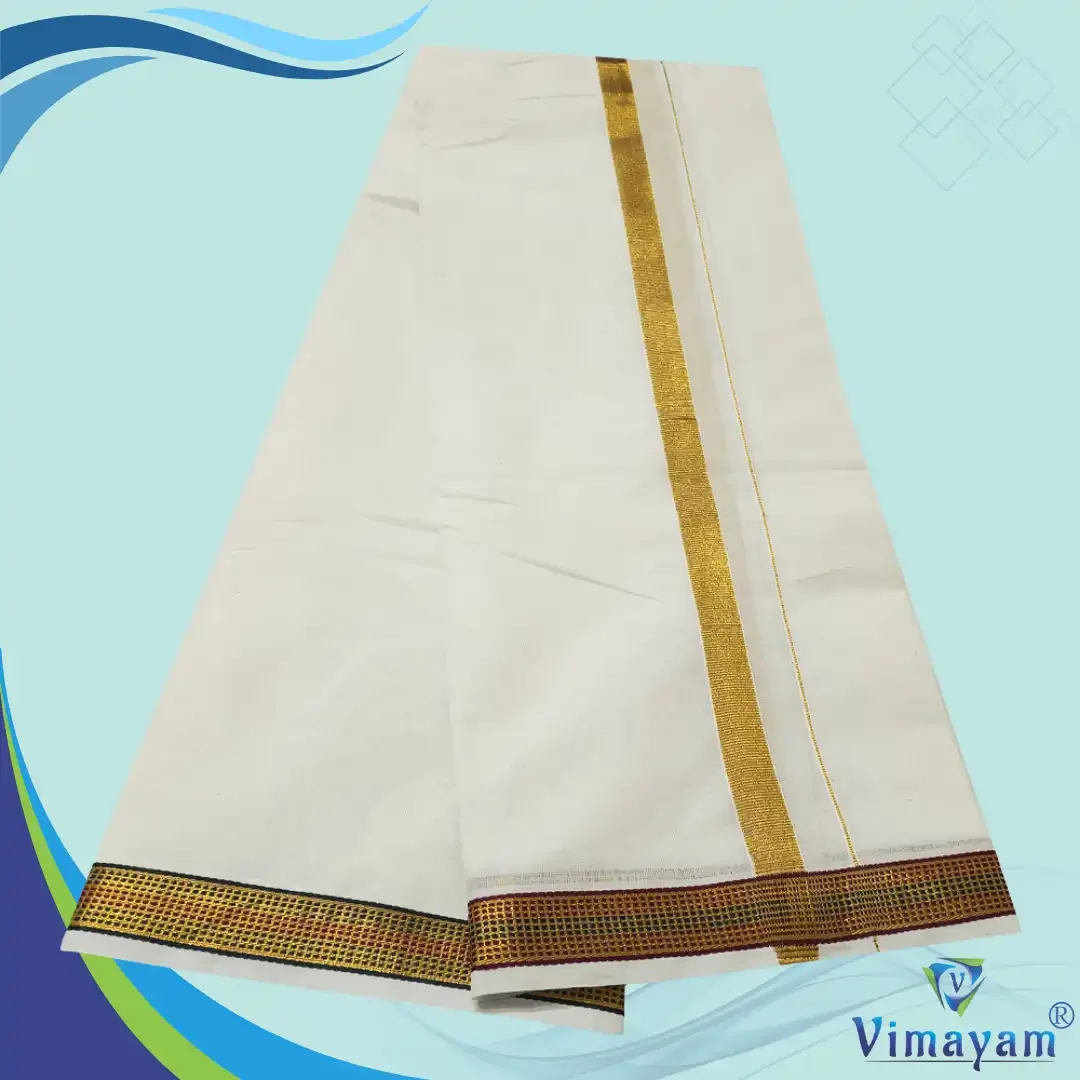 2 Inch Fancy Design Multicolour Premium Quality Dhoti 2