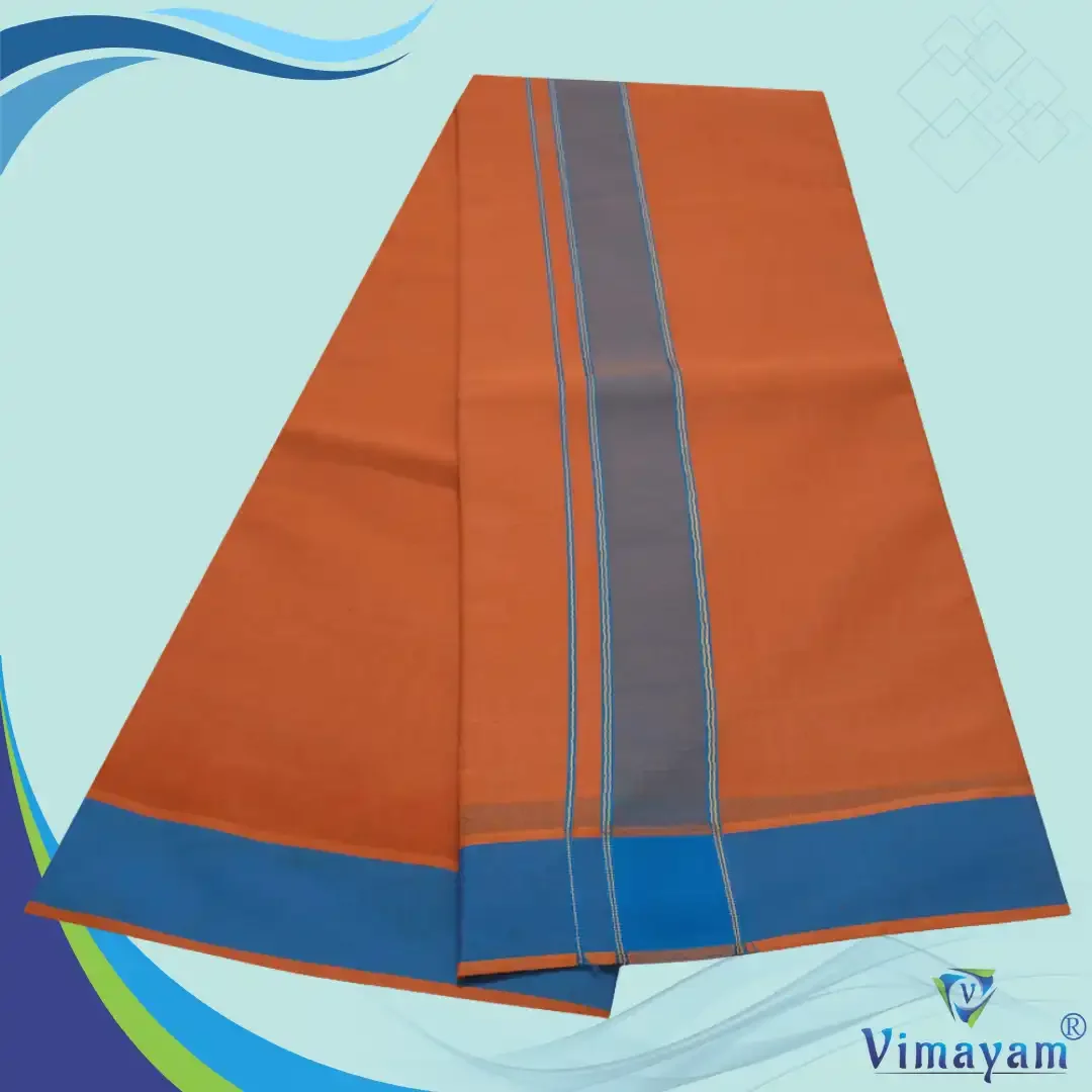 Kavi Colour Dhoti 2 Inch Gundanji Fine Quality 2