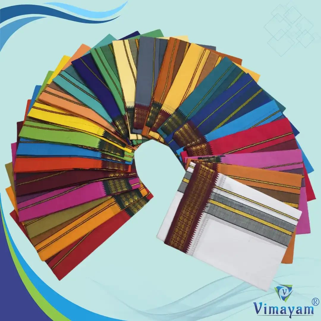 3 Star Special Premium Quality Colour Dhoti 2 Meter