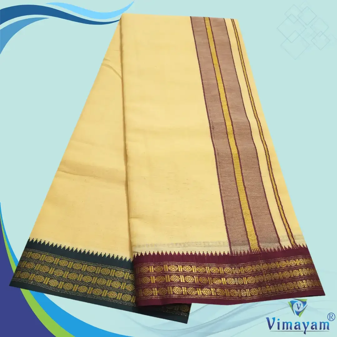 3 Star Special Premium Quality Colour Dhoti 2 Meter 12