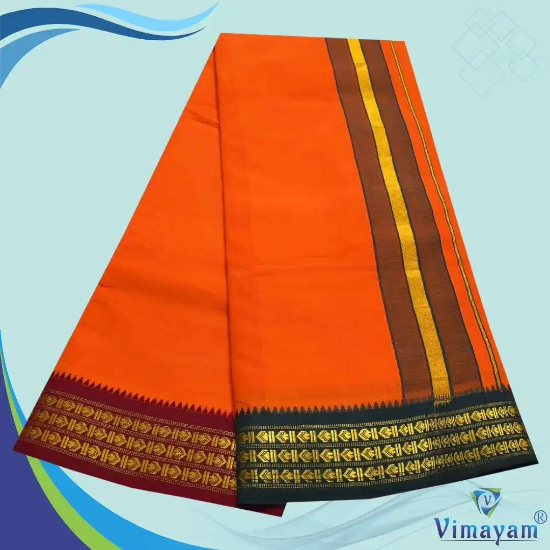 3 Star Special Premium Quality Colour Dhoti 2 Meter 16