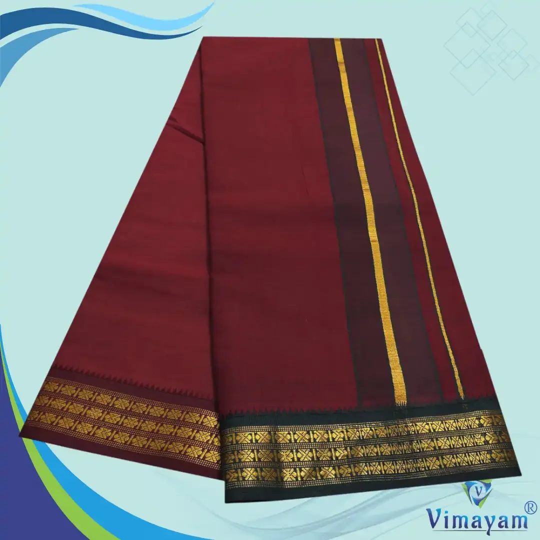3 Star Special Premium Quality Colour Dhoti 2 Meter 17