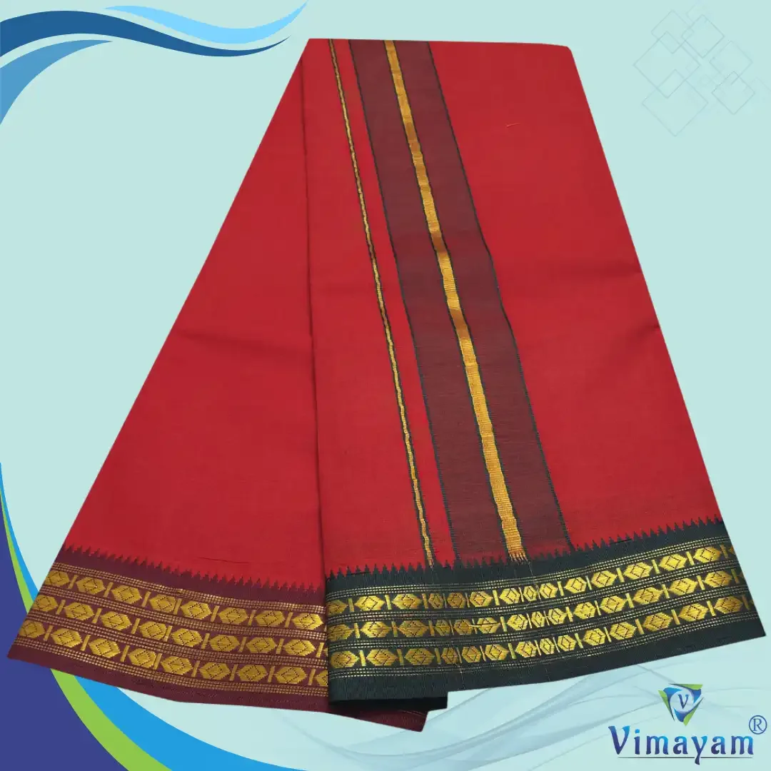 3 Star Special Premium Quality Colour Dhoti 2 Meter 6