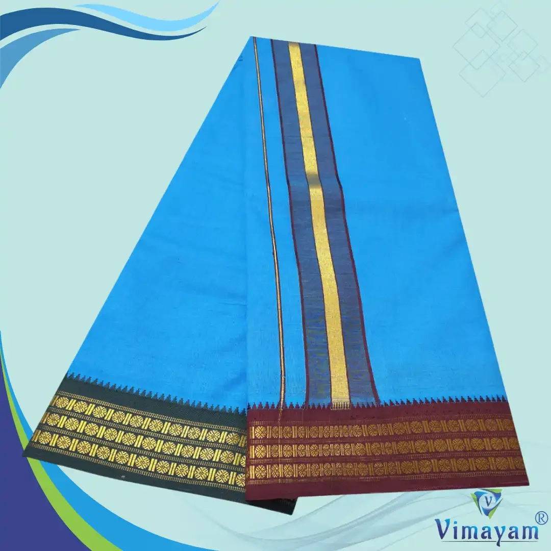 3 Star Special Premium Quality Colour Dhoti 2 Meter 7