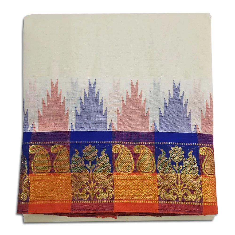 Kanchi Cotton Best Quality Handloom Made Pure Cotton Dhoti
