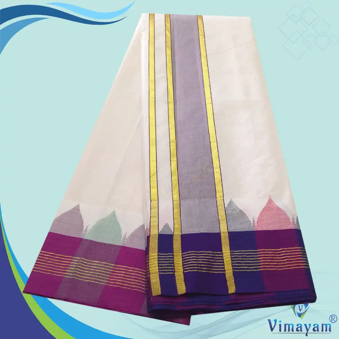 Kanchi Cotton handloom thalamboo dhoti 2